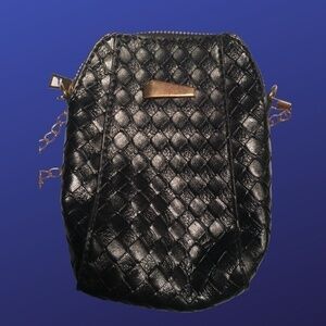 𝅺UNBRANDED Faux Woven PVC Leather Crossbody Phone Wallet Case, NWOT